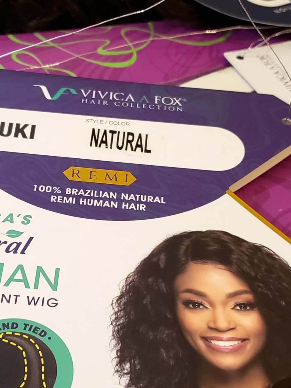 Vivica A Fox "YUKI" 100% Remi Human Hair Lace Front Wig | NWT